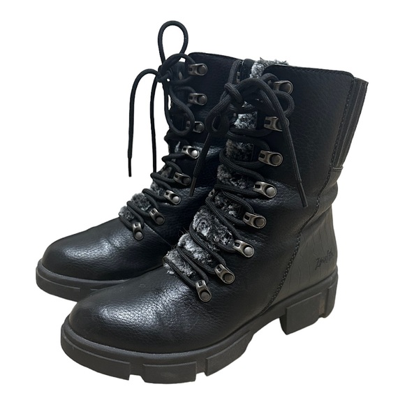 Blowfish Malibu Women’s Missi Tumbleweed Lace Up Combat Moto Boots EUC - Picture 2 of 16